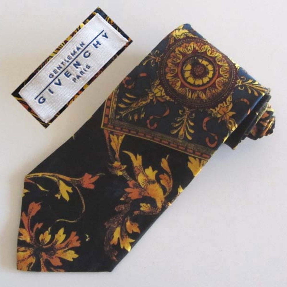 GIVENCHY Gentleman multicolor neck tie 100% silk